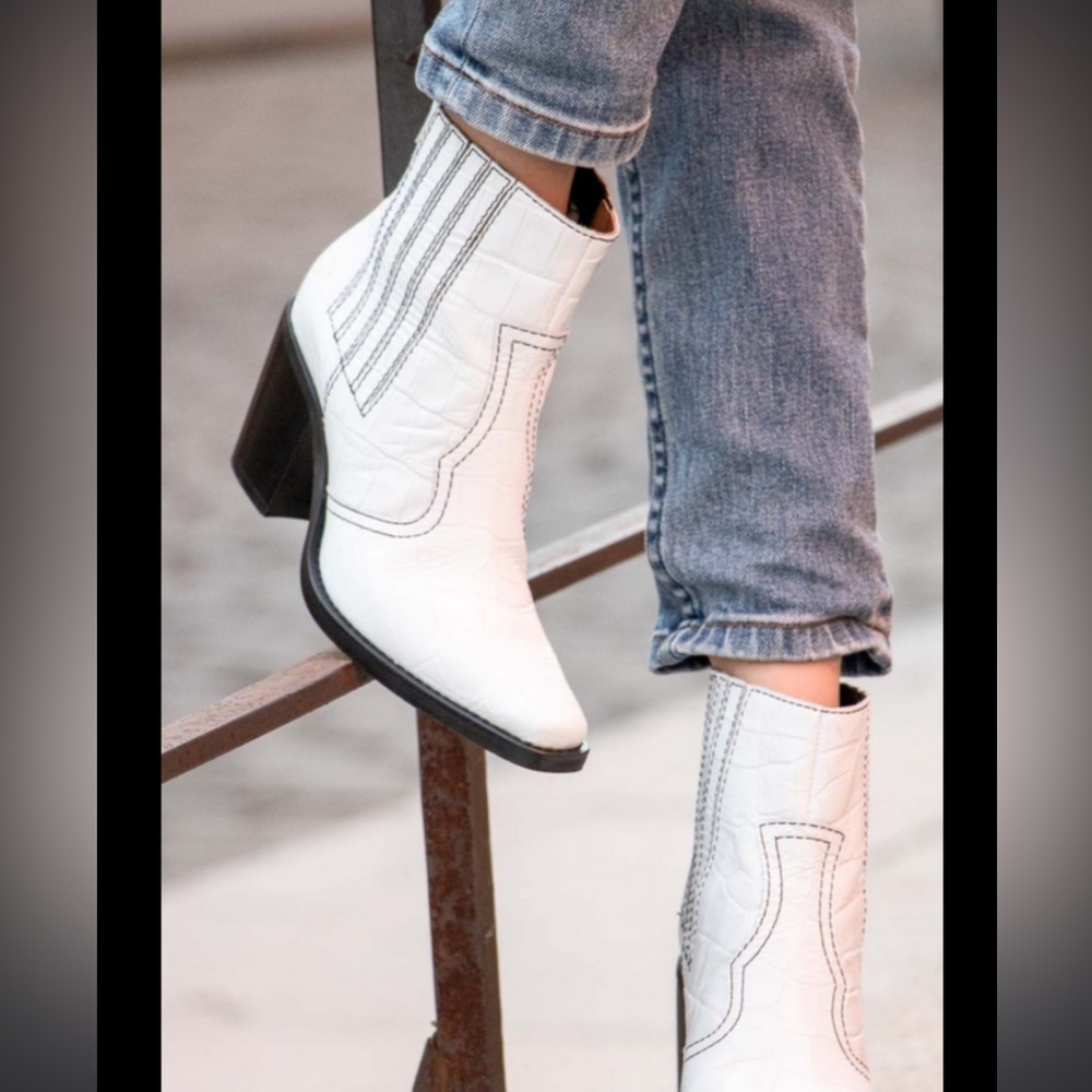 Ganni callie western boots